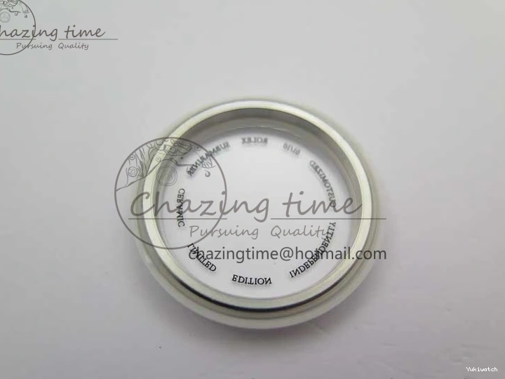 40mm 5GF Best Green Dial White Edition Submariner Strap White Ceramic Rubber SA3135 on 0209